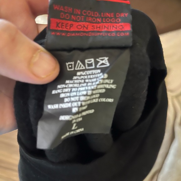 Diamond Supply CO crew neck worn/ washed 1 time - Picture 4 of 4